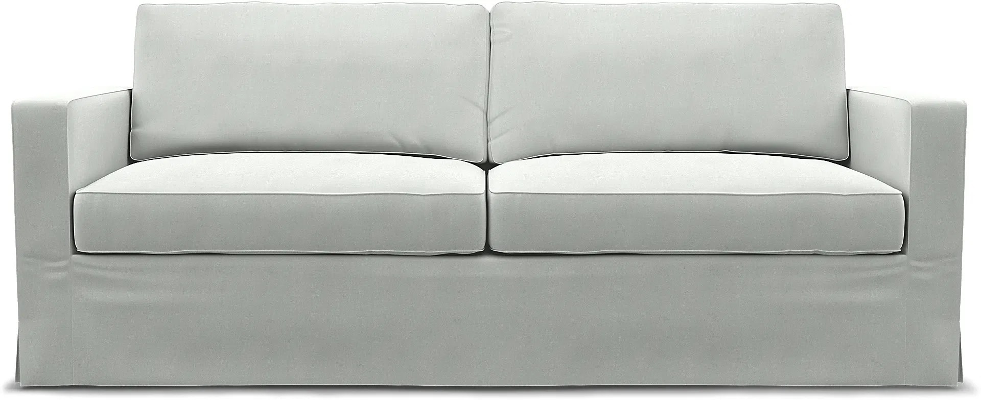 Ikea Karlstad 3 Seater Sofa Cover, Silver Grey, Linen Bemz Bemz