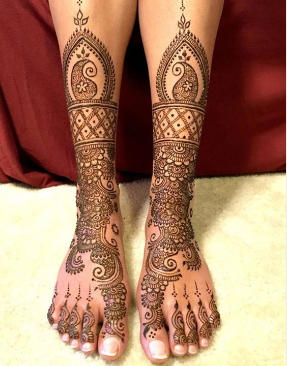 Tasmim Blog Bridal Mehndi Pairo Ki Mehndi Ke Simple Design
