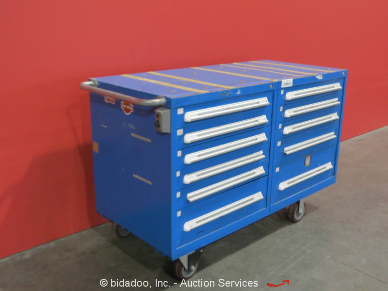 Stanley Vidmar 11 Drawer Tool Shop Equipment Storage Box