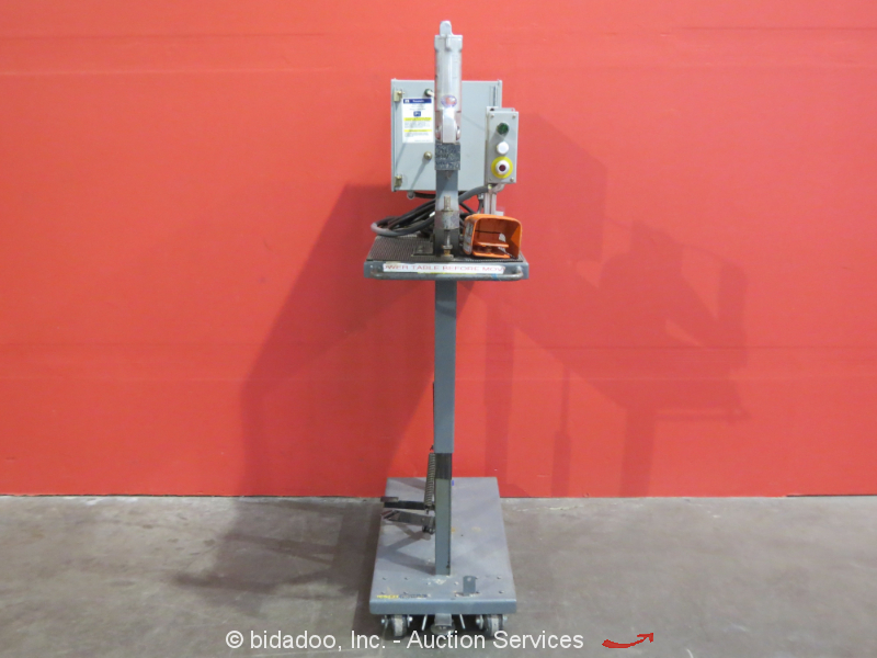 Atlantic Air Tool C120B Portable Pneumatic Bench Rivet Squeezer Allen Bradley eBay