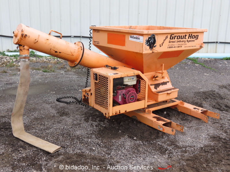 EZ Grout Uphill Grout Hog UGPH75 Hydraulic Auger Material Delivery