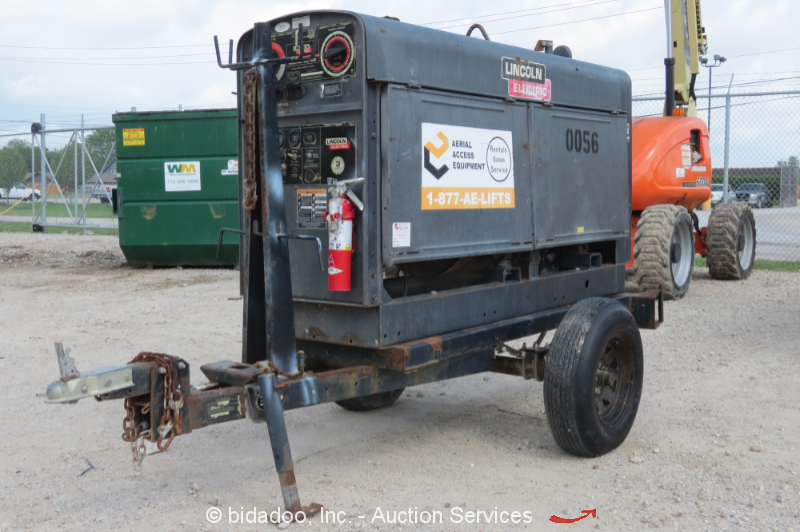 2007 Lincoln SAE-400 Trailer Mounted Portable SAE 400 Amp -Parts/Repair