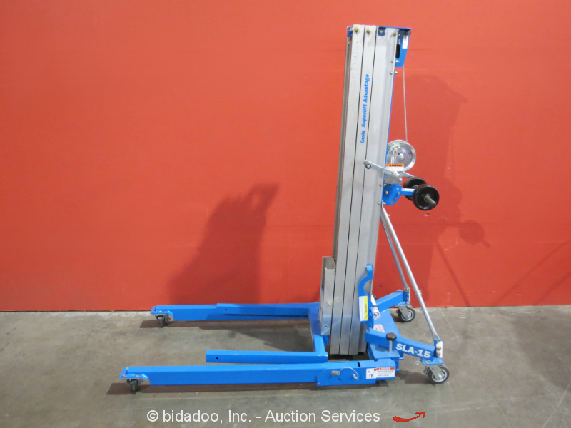 2016 Genie SLA15 Superlift Advantage Material Lift Duct Jack 800lbs 16