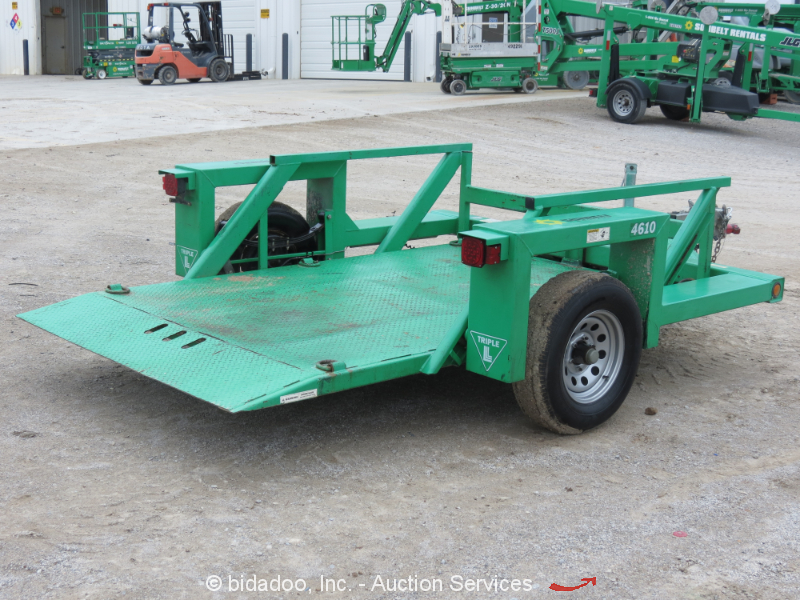 2011 JLG Triple L 4610 S/A 10’ Hydraulic Drop Deck Flatbed Utility