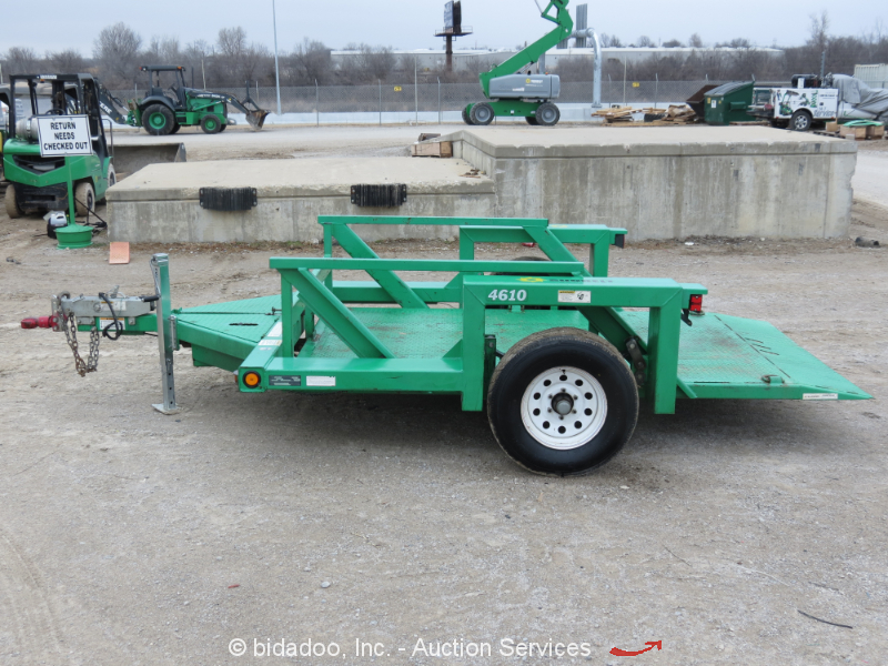 2011 JLG Triple L 4610 S/A 10’ Hydraulic Drop Deck Flatbed Utility