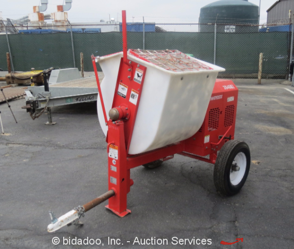 2011 Multiquip WM90PH8 9 Cubic Foot Plaster Mortar Mixer Honda GSX240 8.0HP