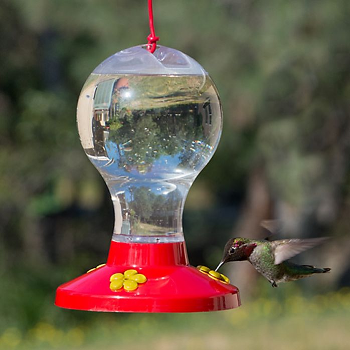 Garden Song® Clear Plastic Hummingbird Feeder Model 216