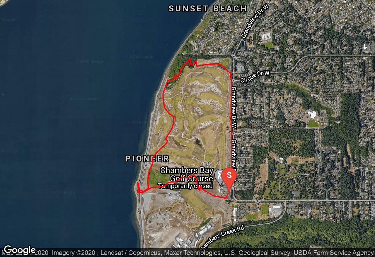 Chambers Bay Washington Map Ebonee Magdalene