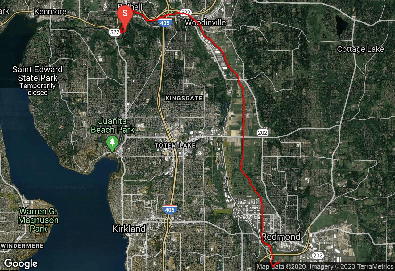 Sammamish River Trail Map