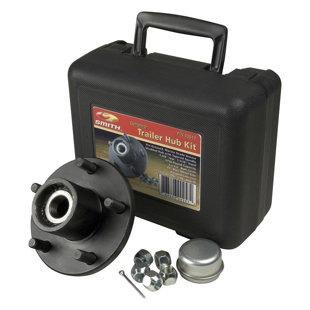 C.E. Smith® 13511 1750 lb Black Hub Kit wth 11/16" Spindle & 5" x 4.