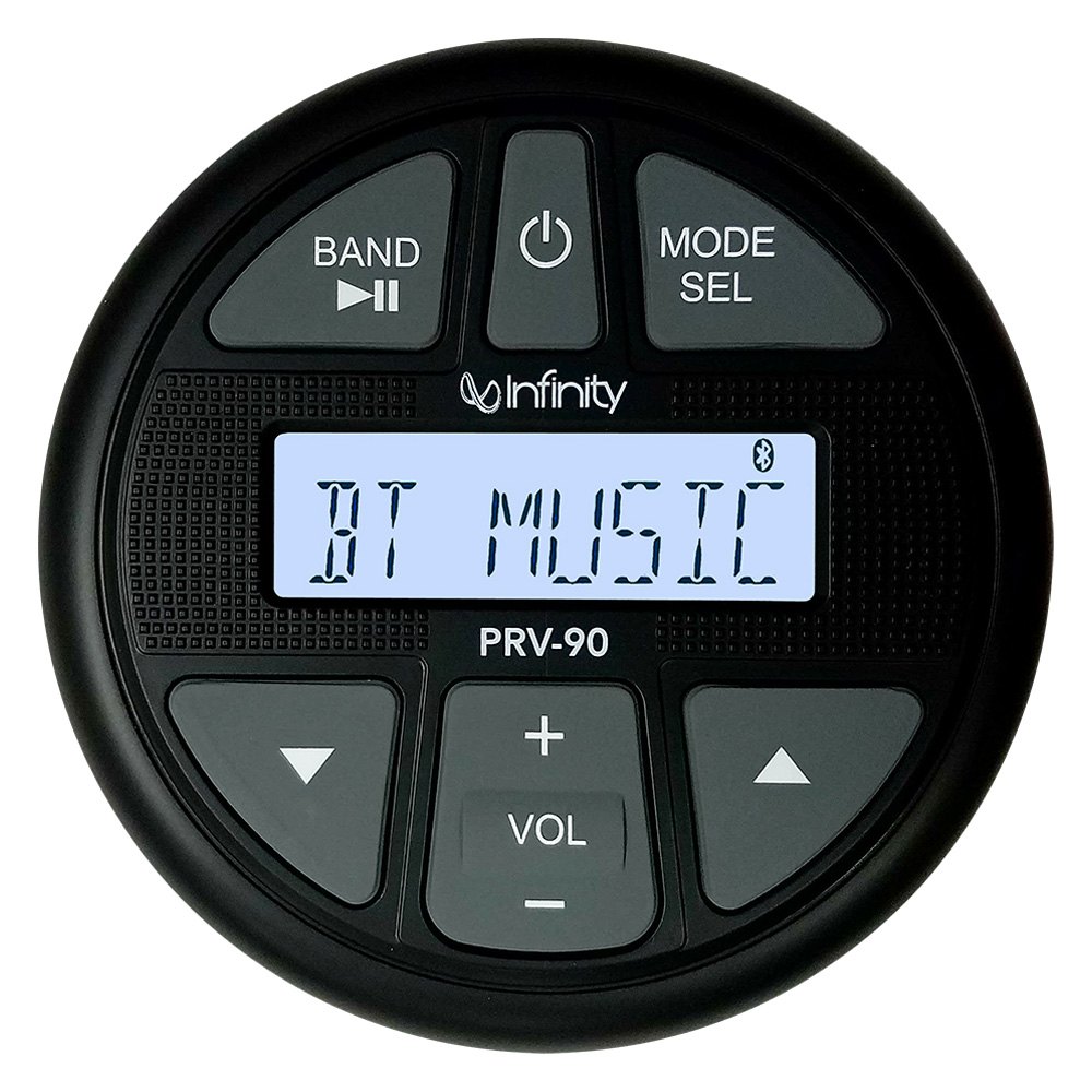 Infinity® Black AM/FM/USB/Aux/Bluetooth Stereo Receiver