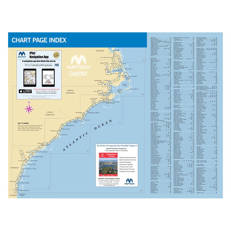 Maptech® R0614 Norfolk Va. to Florida and the Intracoastal Waterway