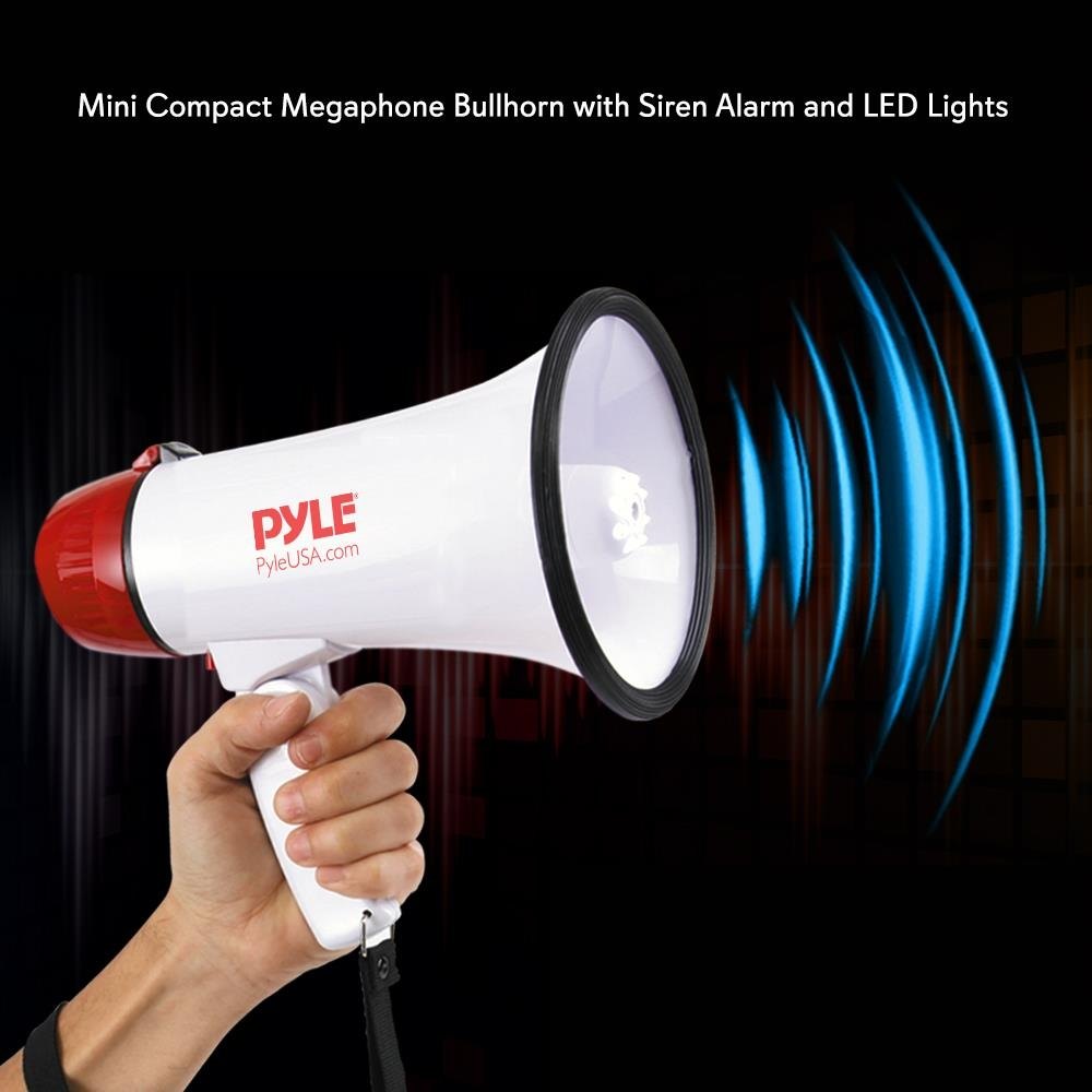Pyle® PMP37LED Mini Compact Megaphone Bullhorn
