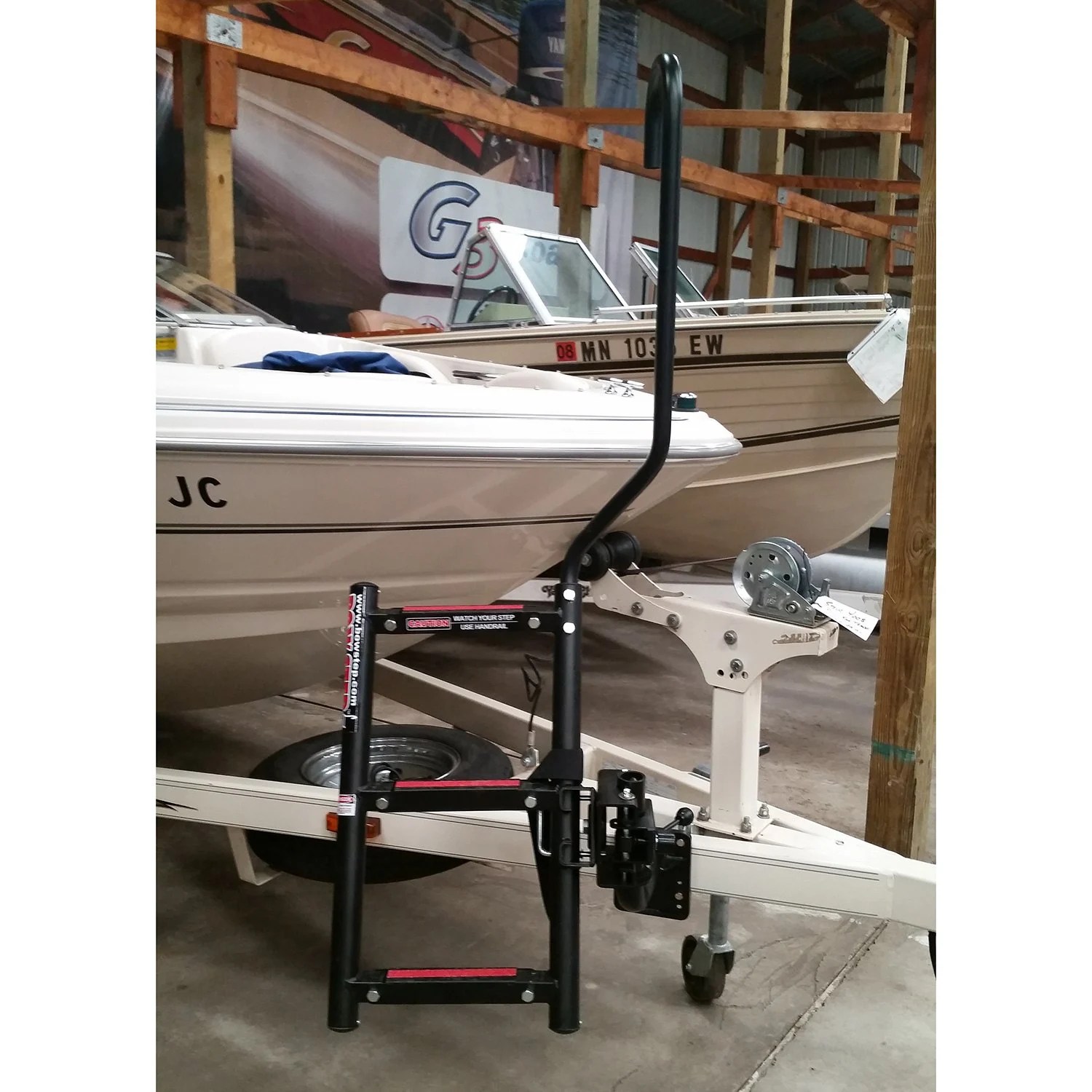 Quality Mark® 28801 29.1"H 3Step Starboard Bow Ladder with Right