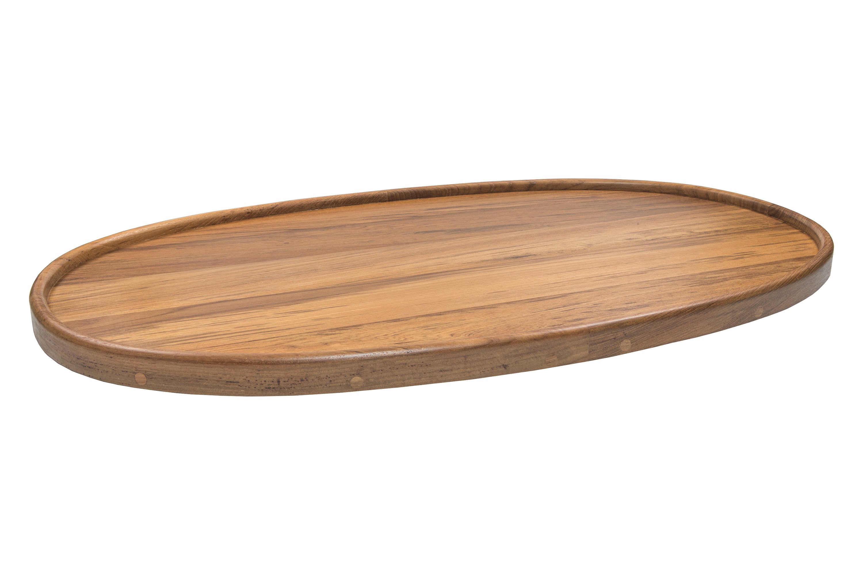 Whitecap® 61399 30" L x 18" W Teak Oval Table Top