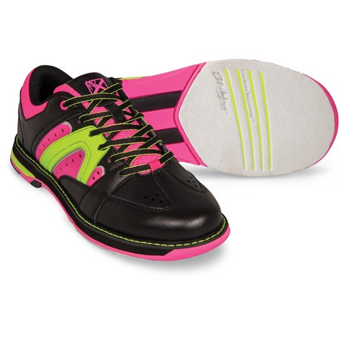 KR Strikeforce Womens Quest Black/Pink/Yellow Bowling Shoes + FREE SHIPPING
