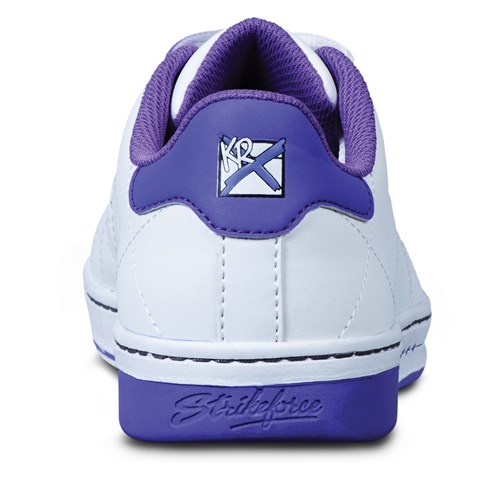 KR Strikeforce Womens Gem White/Purple Bowling Shoes + FREE SHIPPING