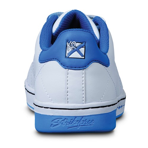KR Strikeforce Womens Gem White/Blue Wide Width Bowling Shoes + FREE