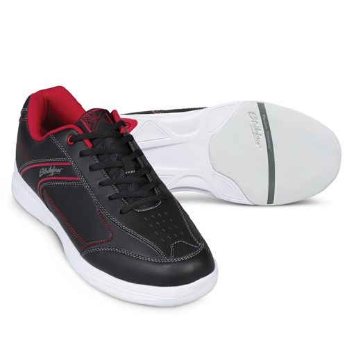 KR Strikeforce Mens Flyer Lite Black/RedALMOST NEW Bowling Shoes
