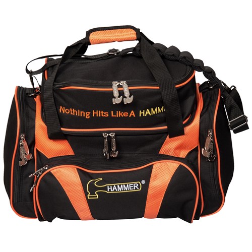 Hammer Deluxe Double Tote Black/Orange + Free Shipping