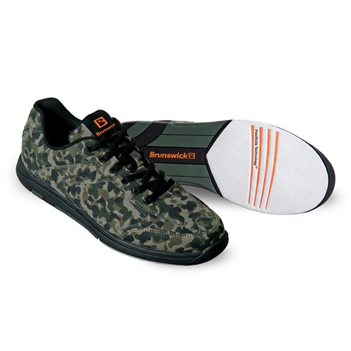 Brunswick Mens Flyer Camo Bowling Shoes + FREE SHIPPING