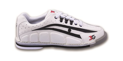 3G Mens Tour Ultra White/Black RH Bowling Shoes + FREE SHIPPING