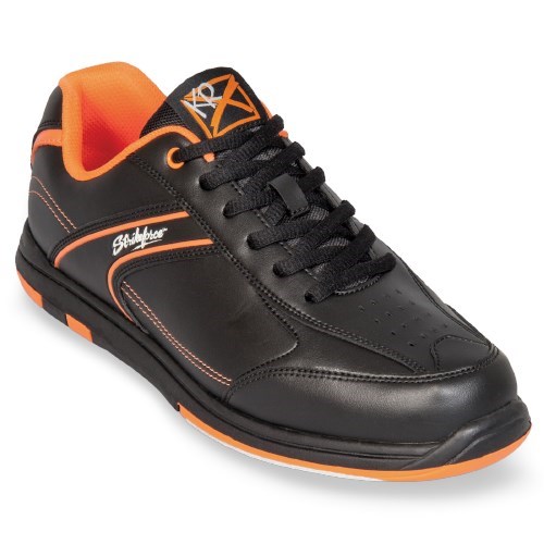 KR Strikeforce Mens Flyer Black/OrangeALMOST NEW Bowling Shoes + FREE