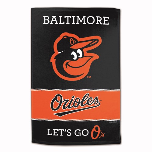 MLB Towel Baltimore Orioles 16X25" + Free Shipping