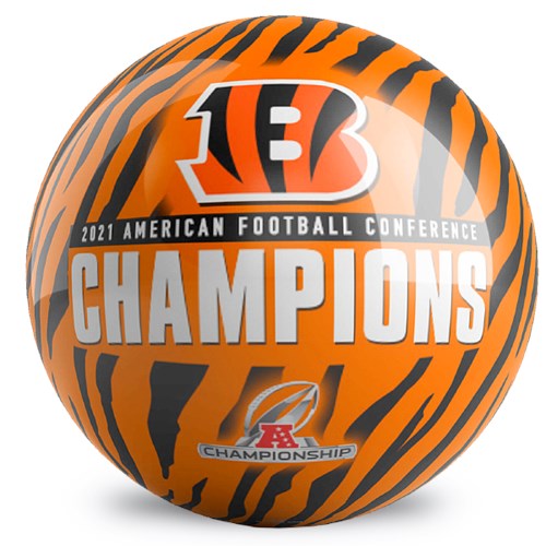 OnTheBallBowling NFL AFC Champs Cincinnati Bengals Ball Bowling Balls