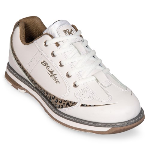 KR Strikeforce Womens Curve White/Leopard Bowling Shoes + FREE SHIPPING