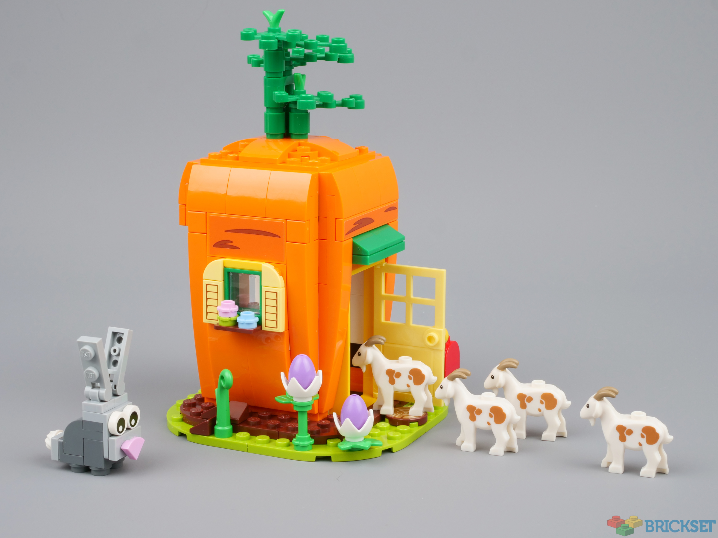 LEGO 40449 Easter Bunny's Carrot House review Brickset