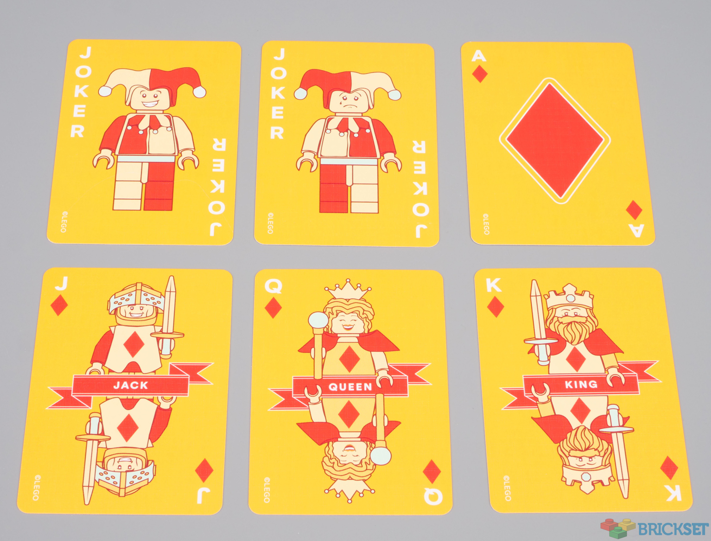 LEGO Brick Playing Cards review Brickset