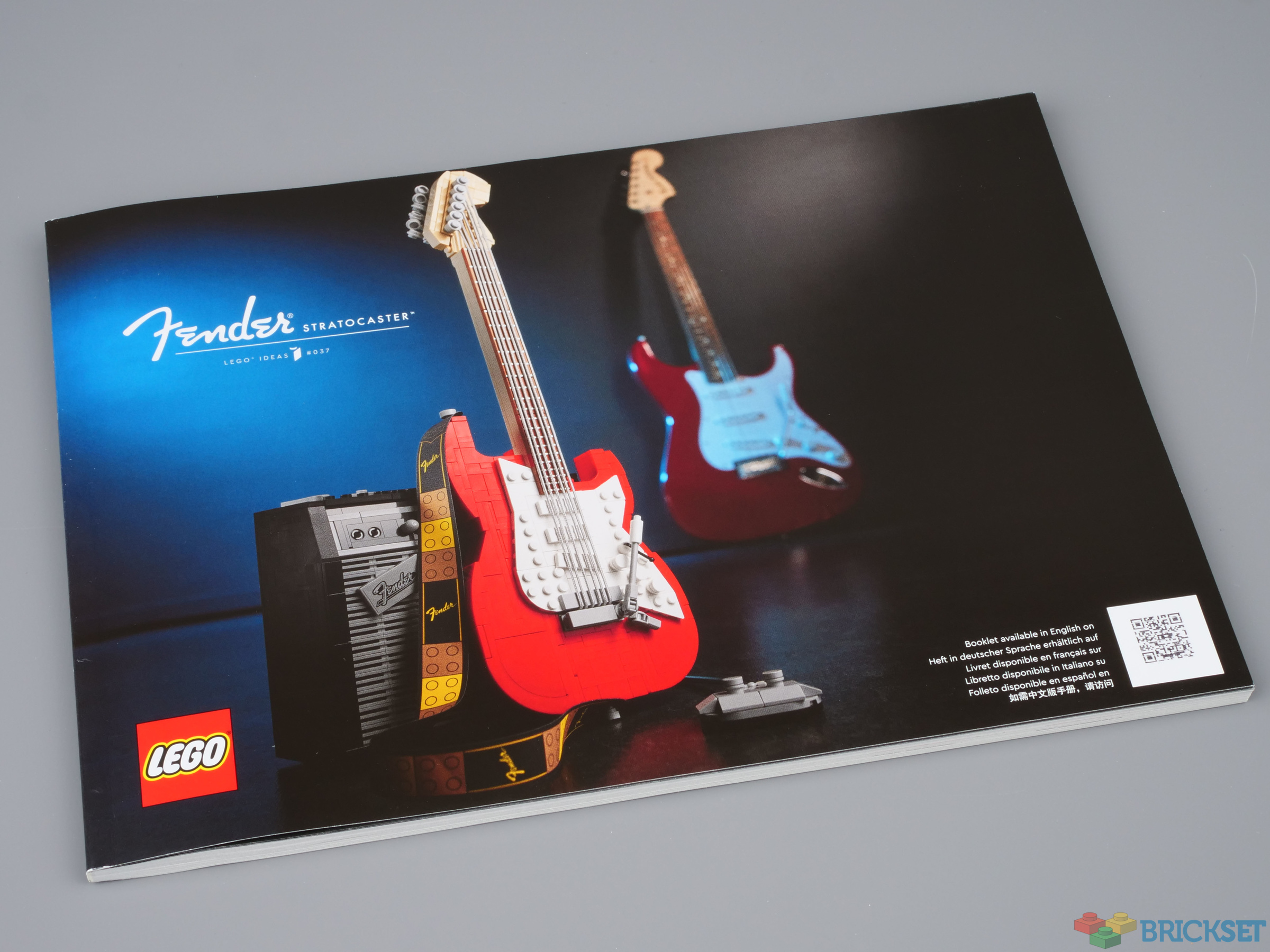 LEGO 21329 Fender Stratocaster review Brickset