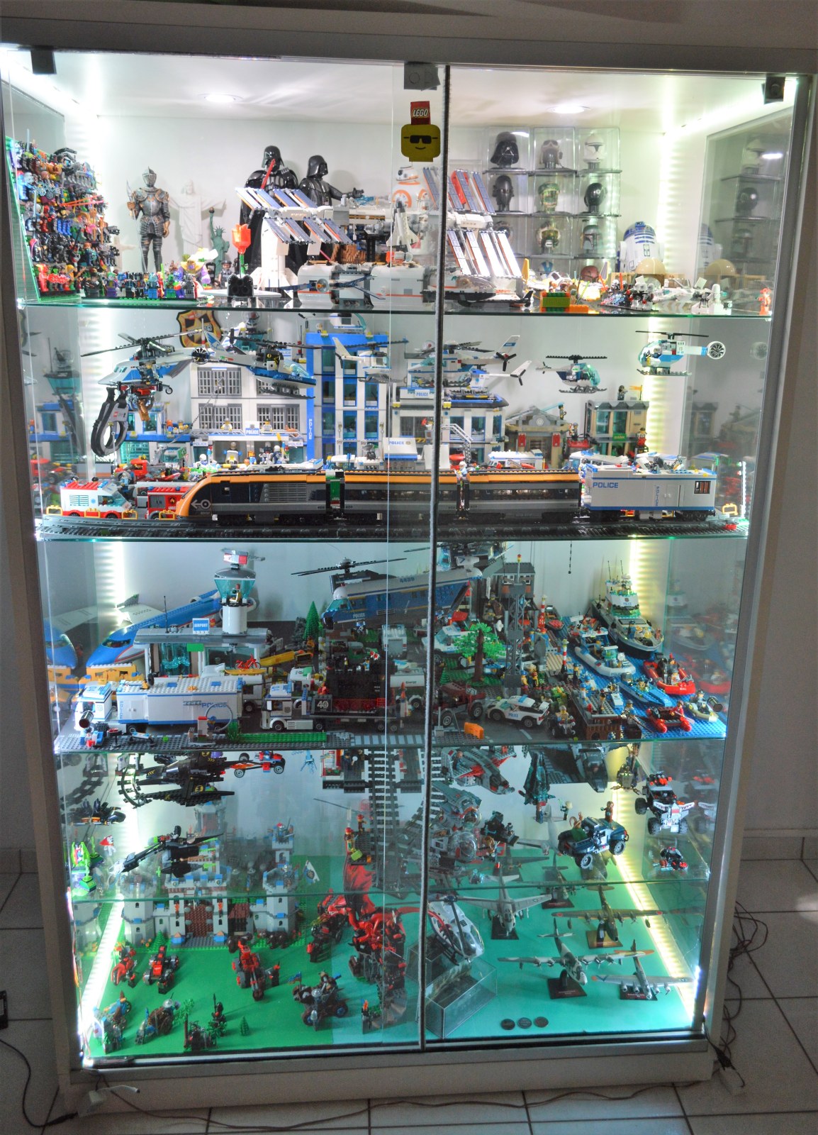 Cereal vestíbulo Cerco lego display Turbulencia Ruina Vegetales