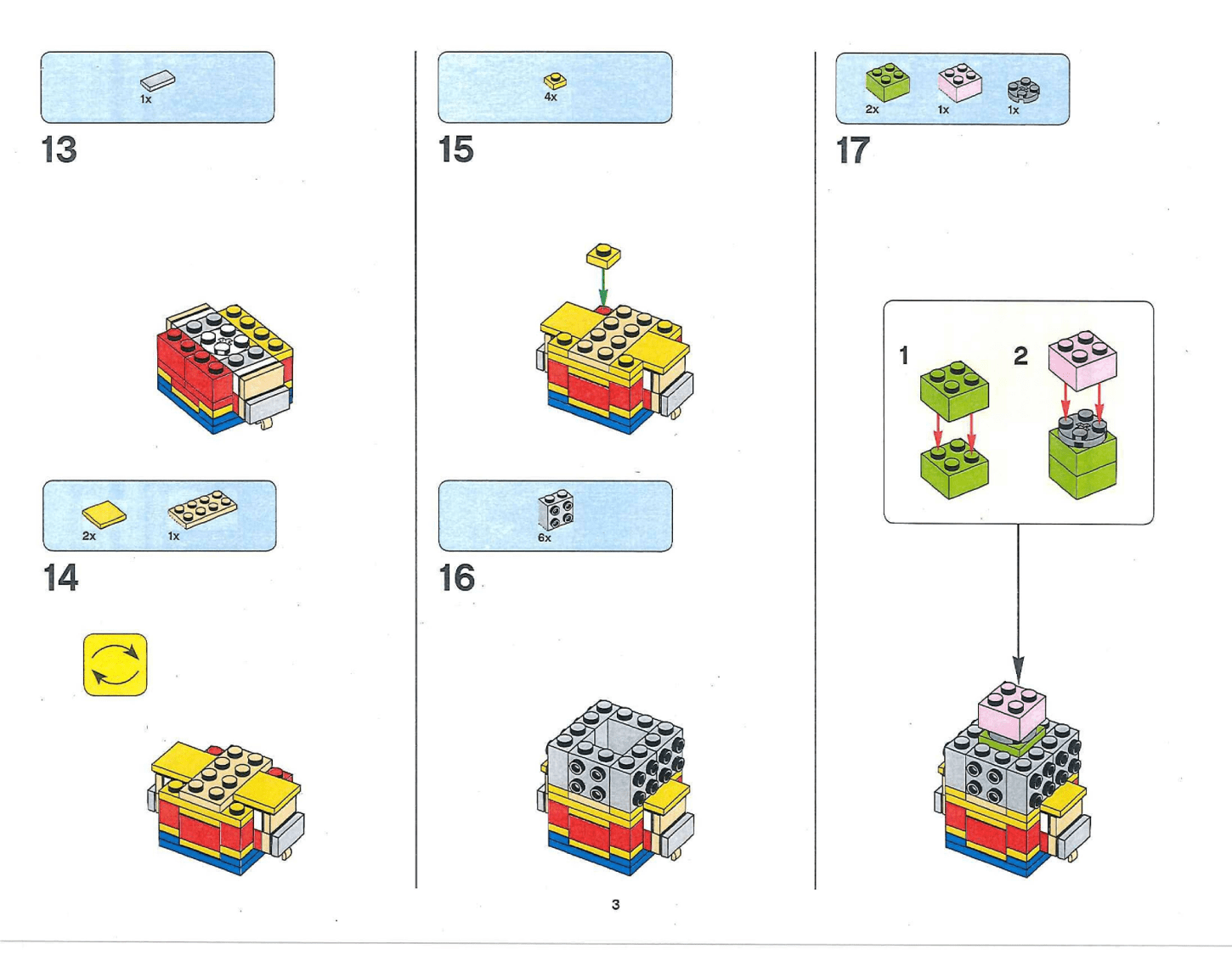 Wonder Woman BrickHeadz instructions Brickset LEGO set guide and