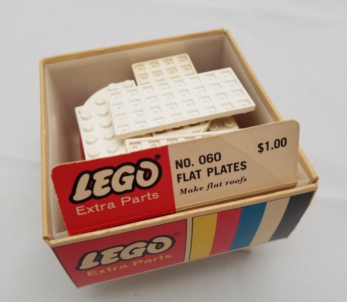 LEGO 060 Assorted White Plates Pack Brickset