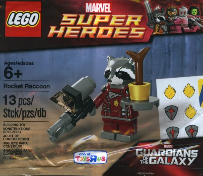 Rocket Raccoon polybag turns up in TRU Brickset LEGO set guide and database