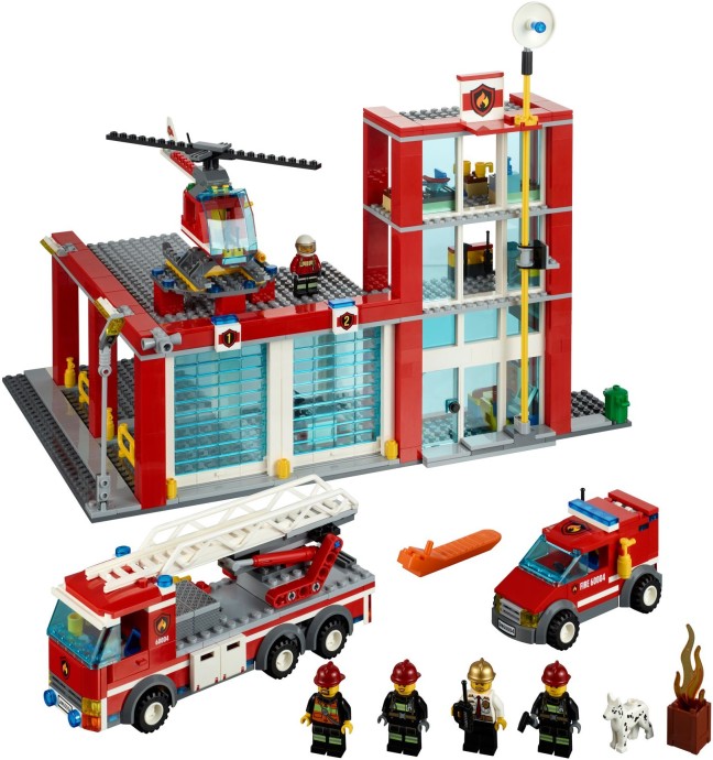 LEGO 60004 Fire Station Brickset