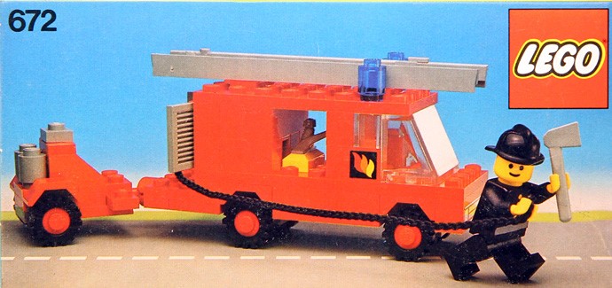 6721 Fire Engine and Trailer Brickset LEGO set guide and database
