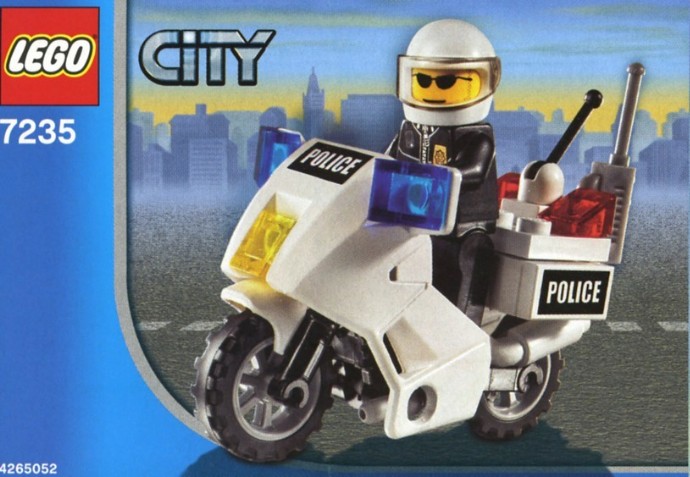 7235 Police Motorcycle Brickset LEGO set guide and database