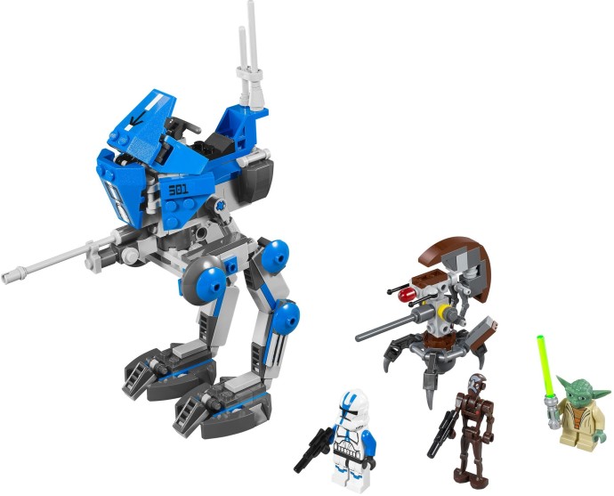 75539 501st Legion Clone Trooper & ATRT Walker Constraction Leak lego
