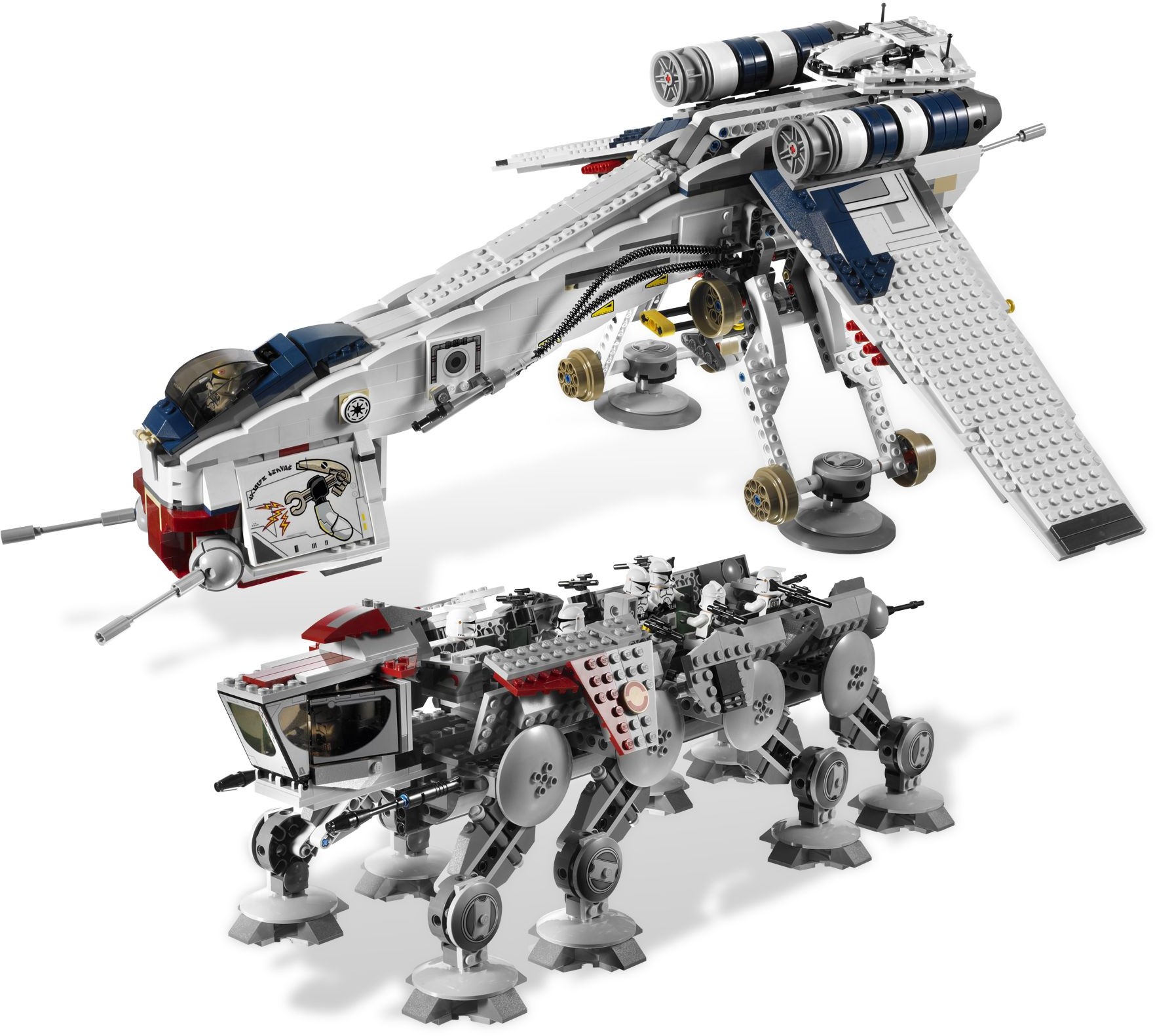 Featured set of the day Republic Dropship with ATOT Walker Brickset