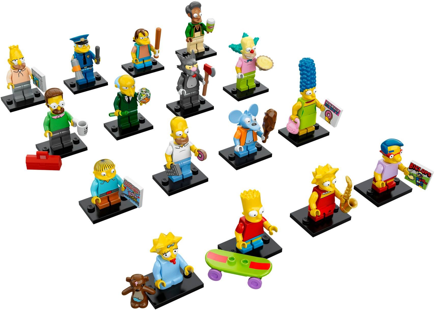 Official images of Simpsons collectable minifigs Brickset LEGO set