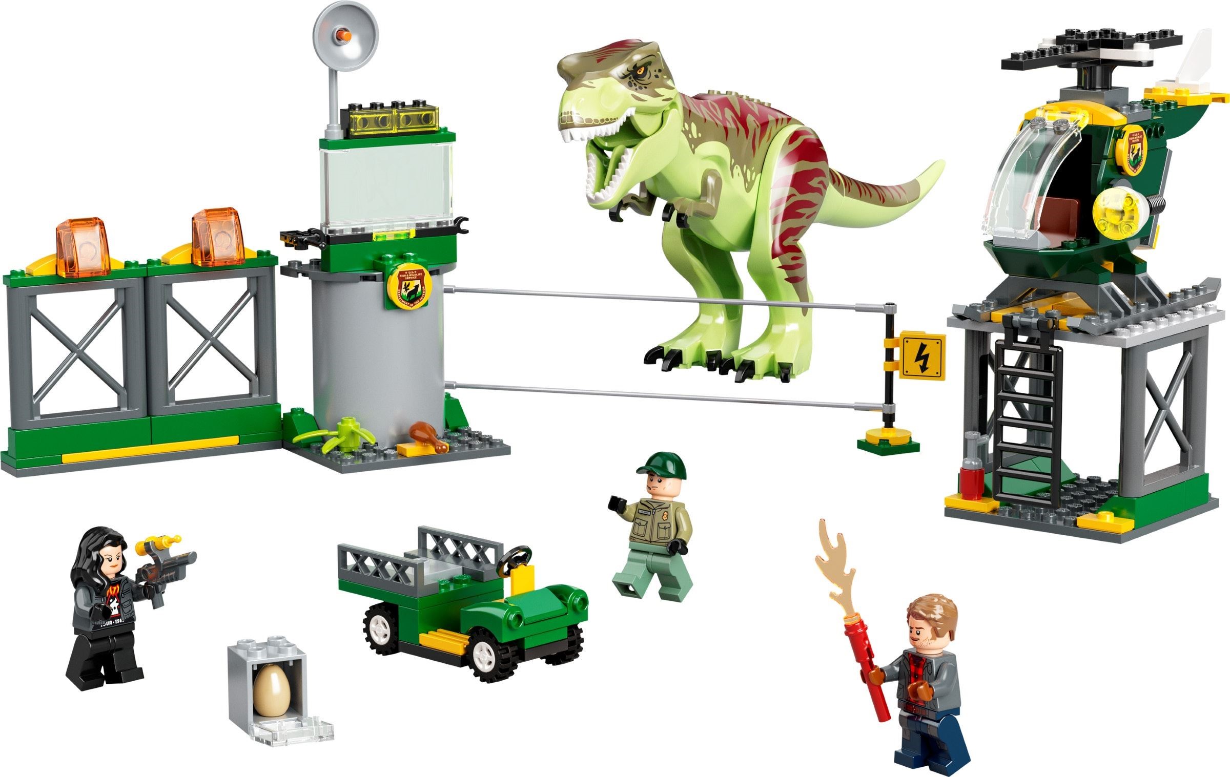 Lego Brand New LEGO Jurassic World Dominion T. rex & Atrociraptor