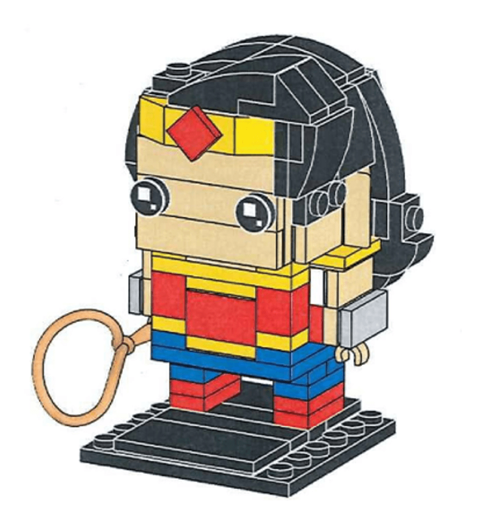 Wonder Woman BrickHeadz instructions Brickset