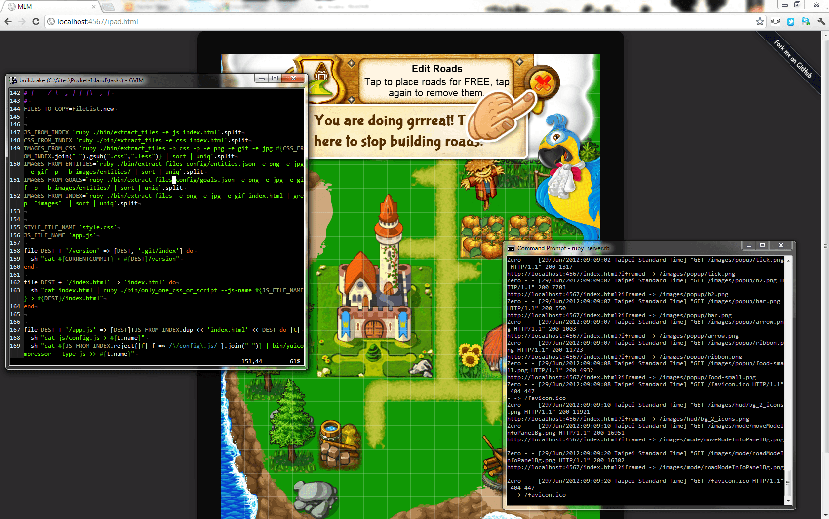 Building Wooga's Pocket Island in Windows existence, refactored