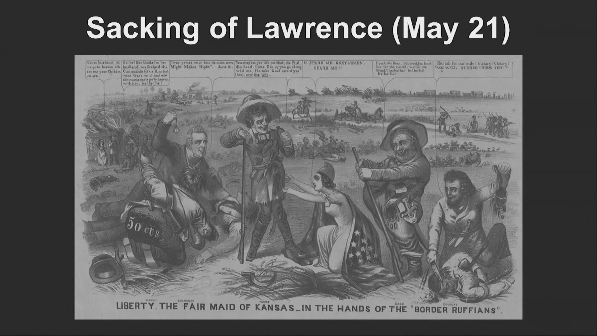 Sack Of Lawrence 1856
