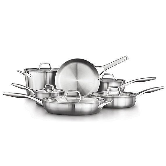 Calphalon® Premier™ Stainless Steel 13Piece Set CalphalonUSAStore