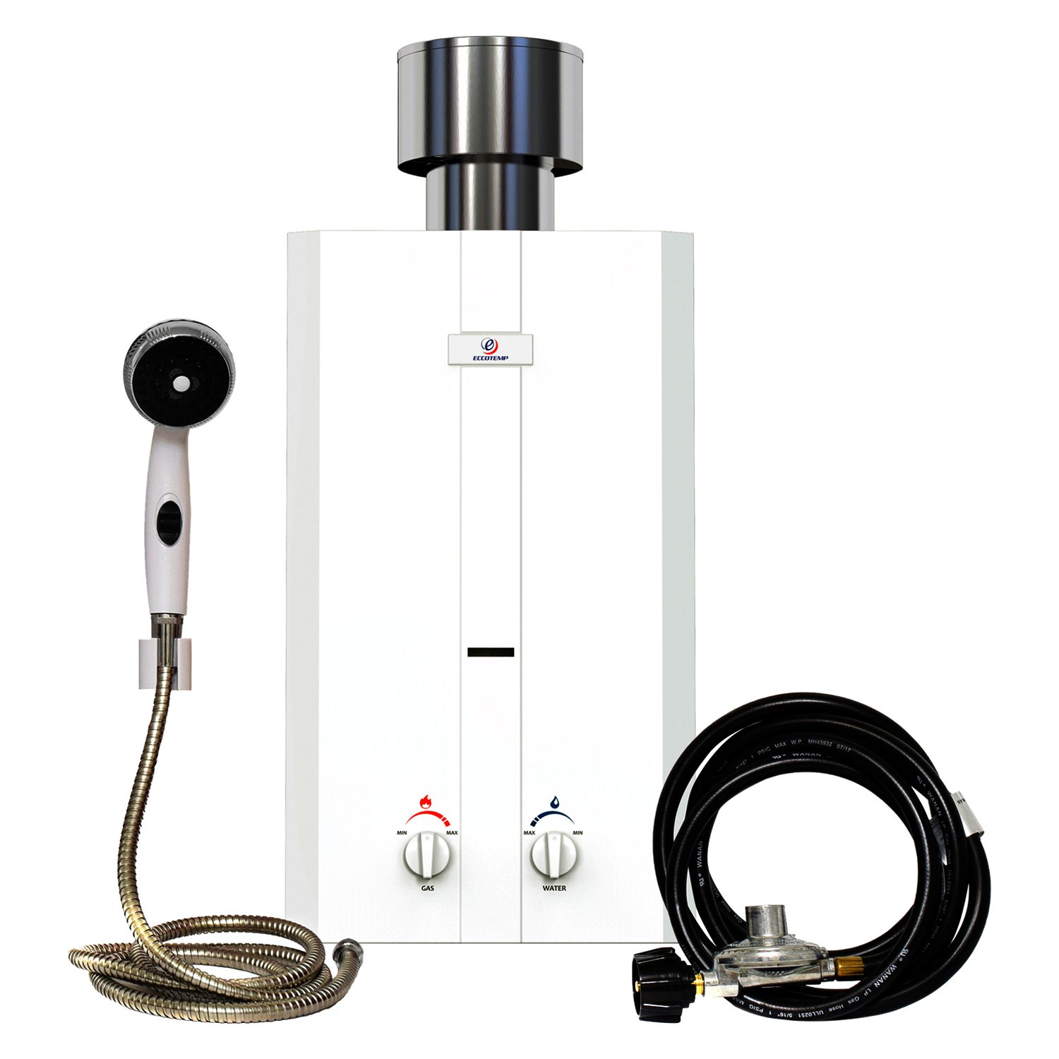 Eccotemp® L10SET L10 Series LP Gas White Portable Tankless RV Water