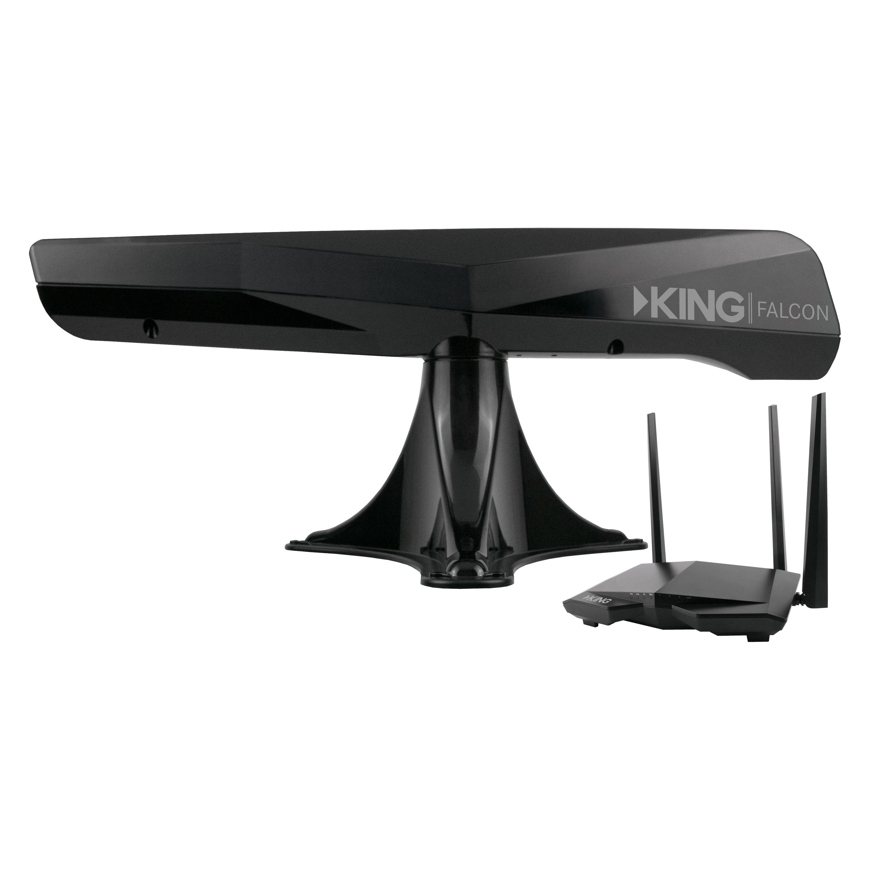King® KF1001 Falcon™ Black WiFi Antenna and WiFi Booster